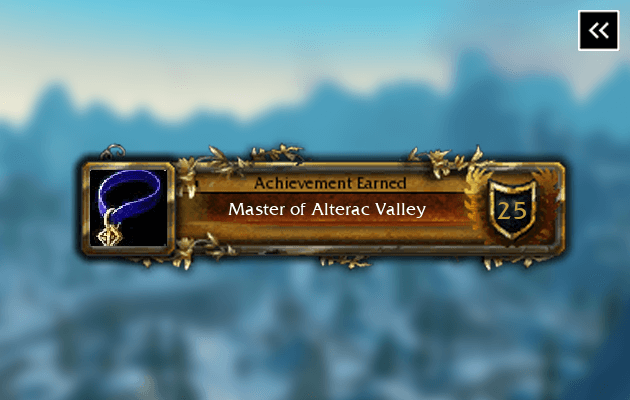 WotLK Master of Alterac Valley Achievement