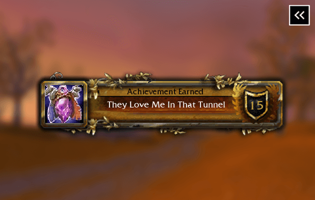 WotLK They Love Me In That Tunnel Achievement