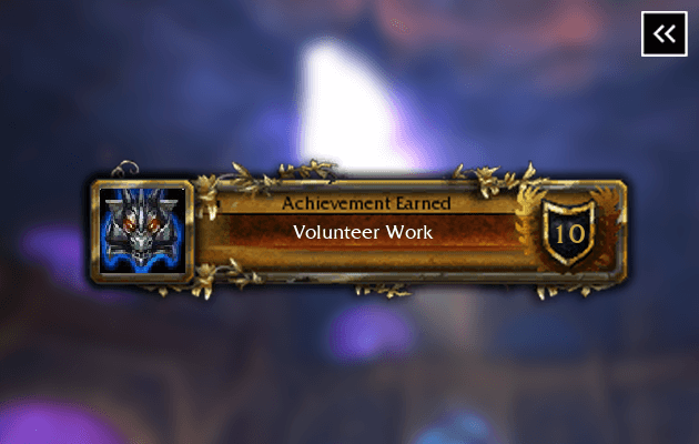 WotLK Volunteer Work Achievement