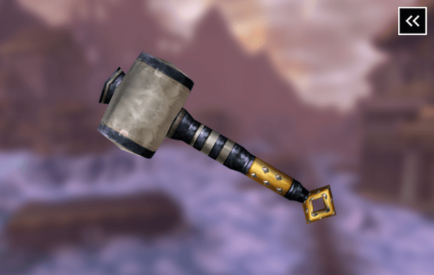 WotLK The Blessed Hammer of Grace Heirloom