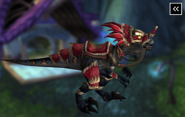 WotLK Classic Whistle of the Black War Raptor Mount
