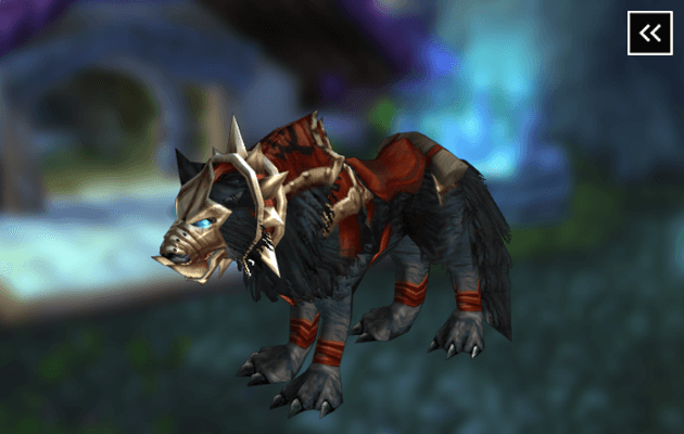 WotLK Classic Horn of the Black War Wolf Mount