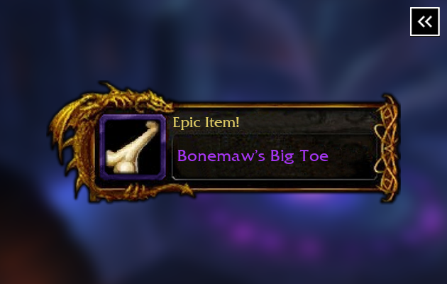 Bonemaw's Big Toe