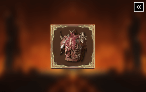 Diablo 4 Cuirasse d'artisan Sang