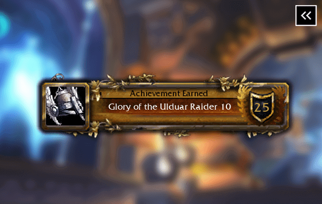WotLK Glory of the Ulduar Raider (10 player) Achievement