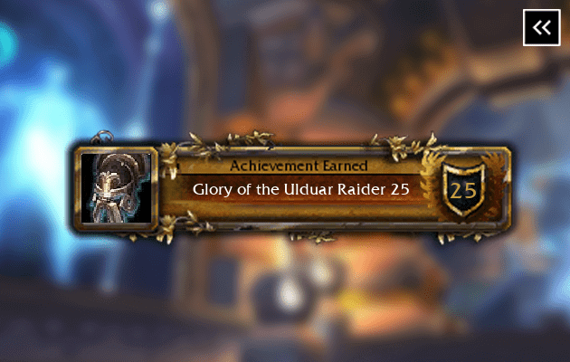 WotLK Glory of the Ulduar Raider (25 player) Achievement