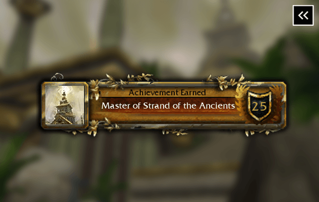 WotLK Master of Strand of the Ancients Achievement