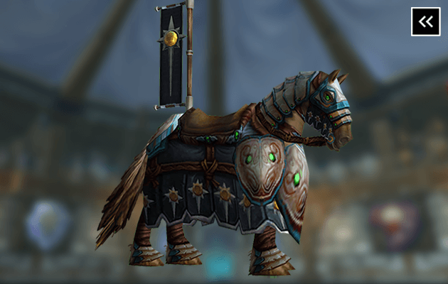 WotLK Crusader's Black Warhorse Mount