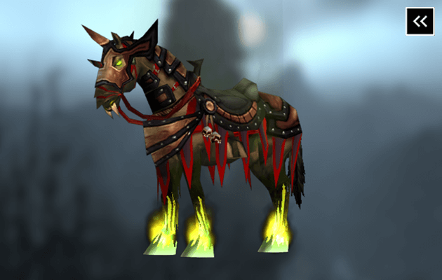 WotLK Fiery Warhorse's Reins Mount