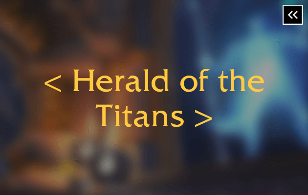 WotLK Herald of the Titans Title