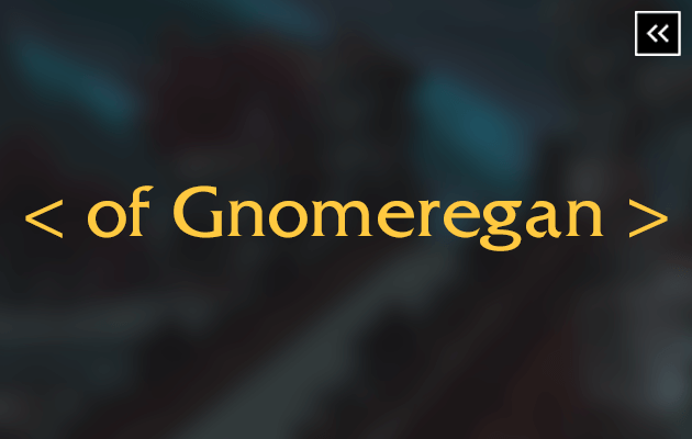 WotLK Of Gnomeregan Title
