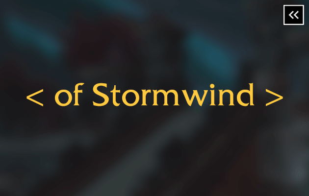 WotLK Of Stormwind Title