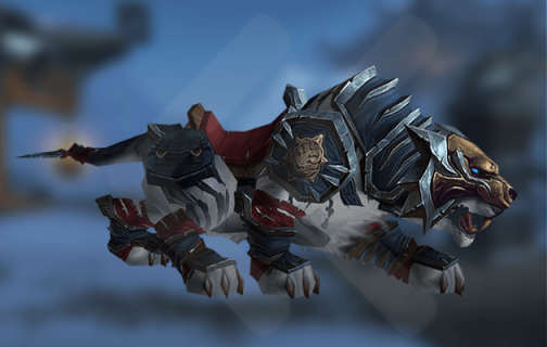 Blue Shado-Pan Riding Tiger