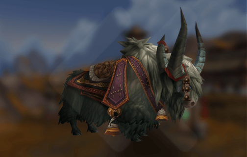 Grey Riding Yak