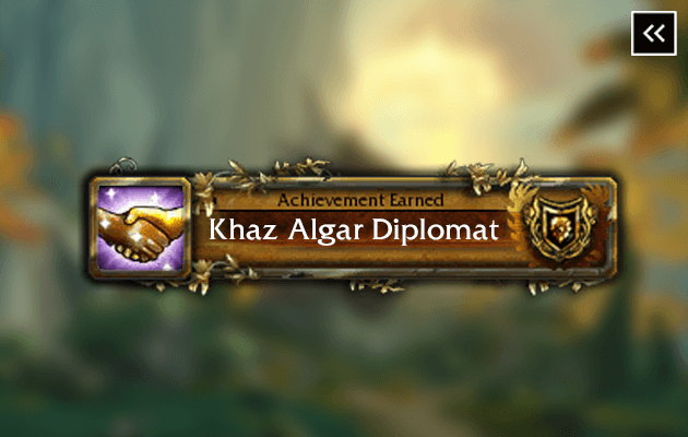 Khaz Algar Diplomat Boost