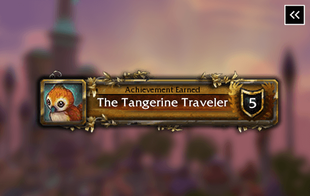 The Tangerine Traveler Achievement Boost