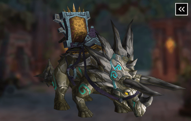 Reins of the Amber Primordial Direhorn Mount