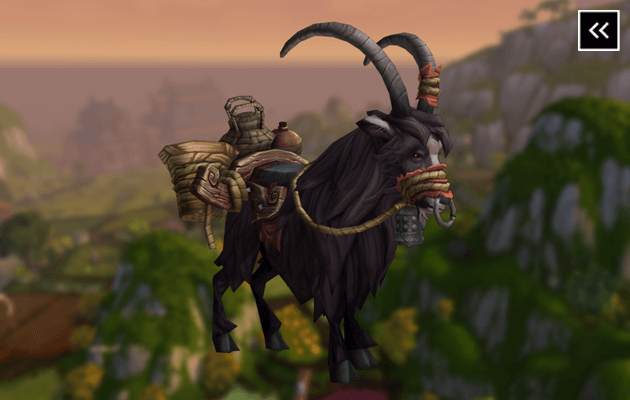 Reins of the Black Riding Goat Mount