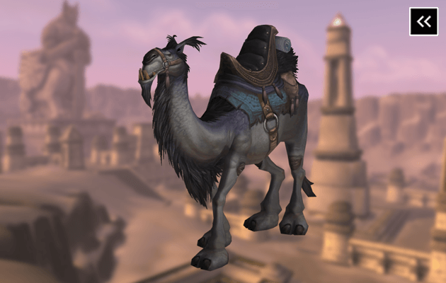 Grey Riding Camel Mount
