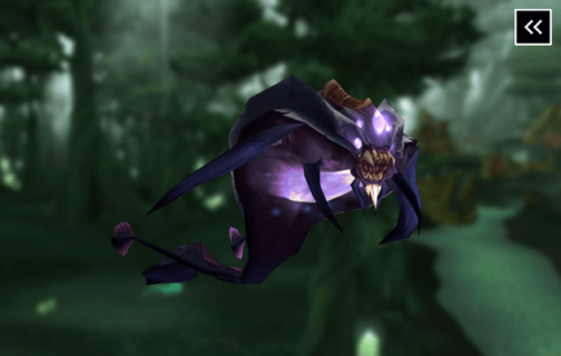 Purple Riding Nether Ray