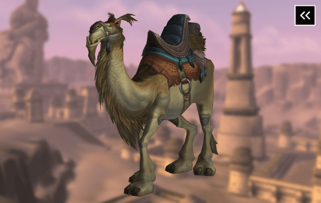 Reins of the Tan Riding Camel Mount