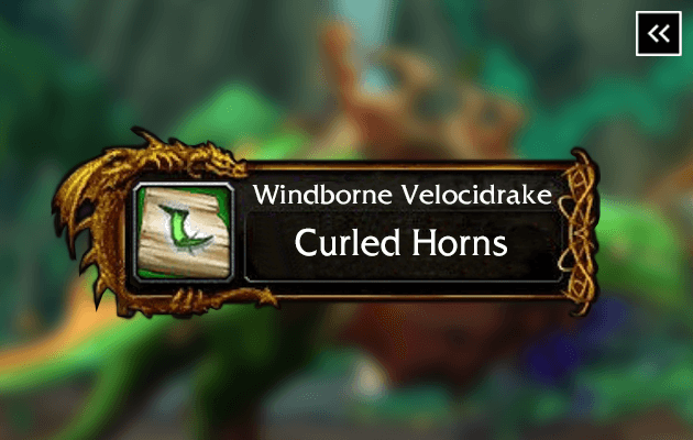 Windborne Velocidrake: Curled Horns