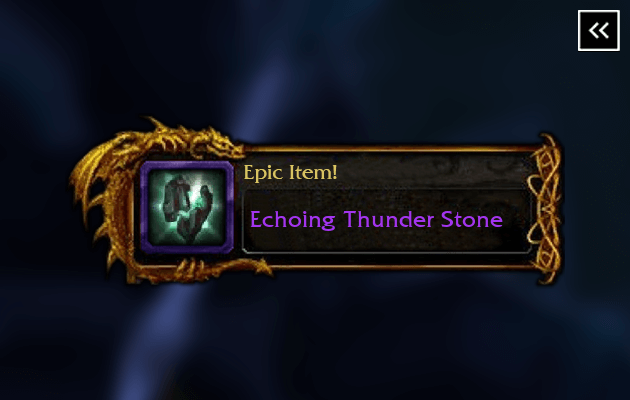 WoW Echoing Thunder Stone Boost
