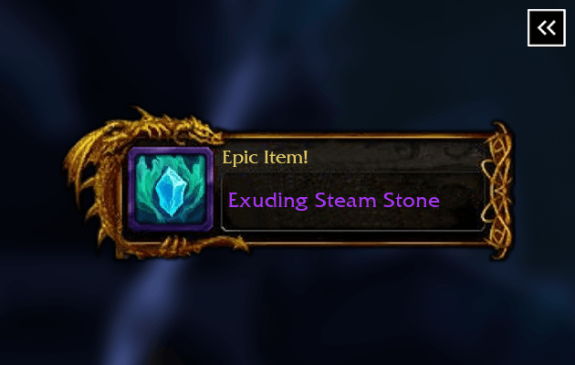 WoW Exuding Steam Stone Boost