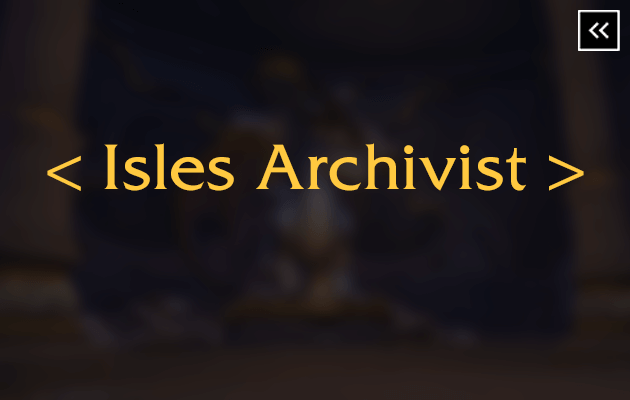 Isles Archivist Title Boost
