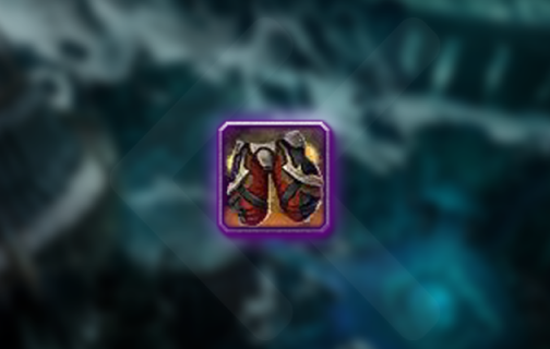 Zottige Wyrmledergamaschen