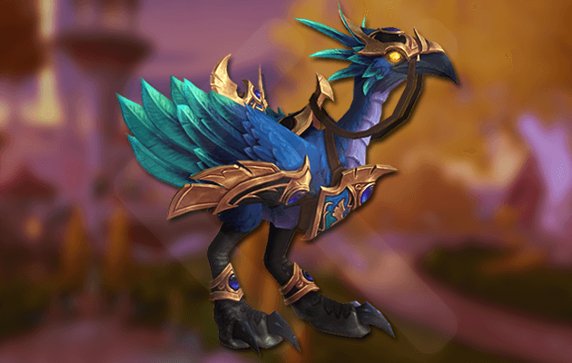 Cerulean Hawkstrider Mount