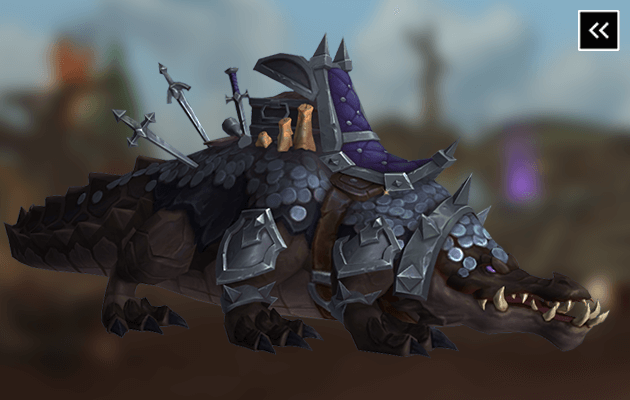 Plunderlord's Midnight Crocolisk Mount