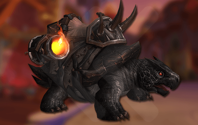 Savage Ebony Battle Turtle Mount