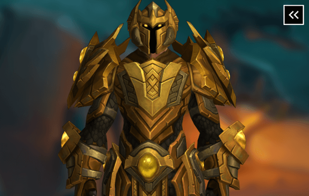 Trial of Valor Plate Transmog Set - Funerary Plate of the Chosen Dead