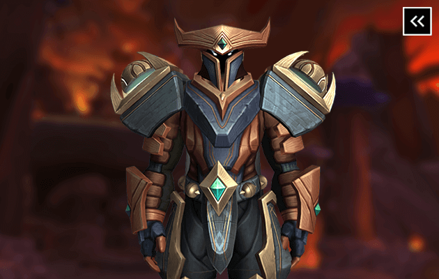 Warrior SL Season 3/4 Transmog Set - Cosmic / Eternal Gladiator's Warrior Armor