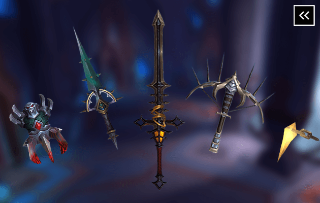 Arsenal: Sinful Gladiator's Revendreth Weapons