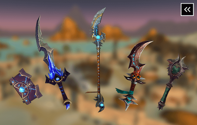 Arsenal: Vicious Gladiator's Weapons
