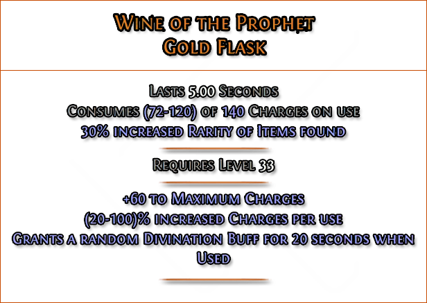 PoE Wine of the Prophet