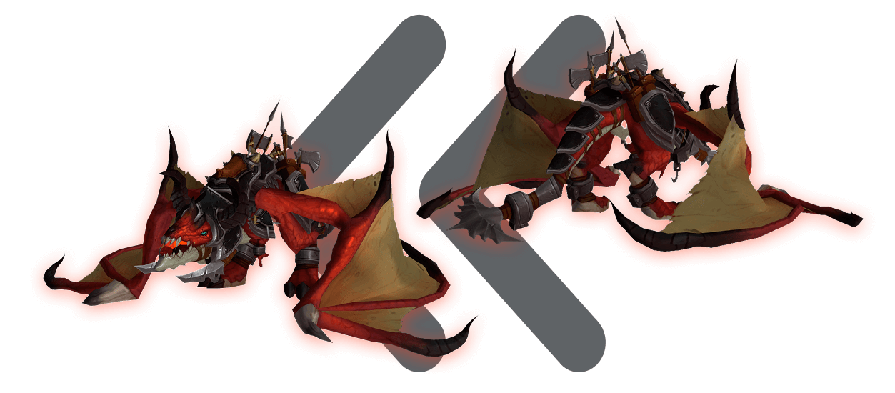 Rênes de fer du Wyrm de guerre sanguinaire (WoW) - Boost de monture