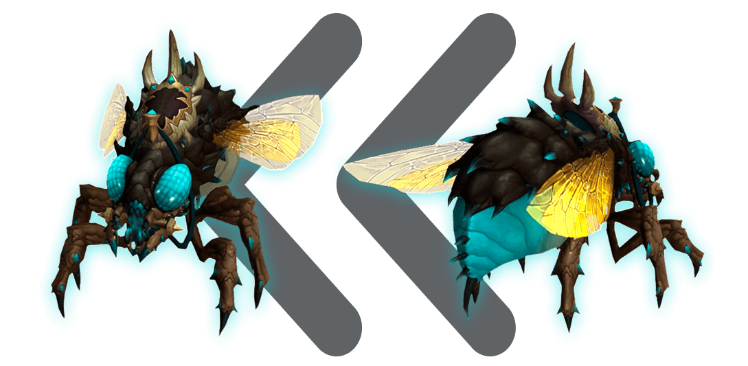 WoW Harnais de Mouche Nécrophage de Bronze Mount Boost