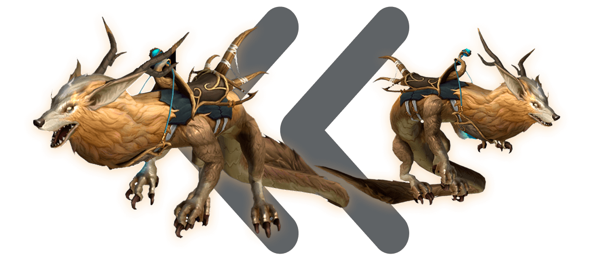 WoW Harnais de Lycodrac de Bronze Mount Boost
