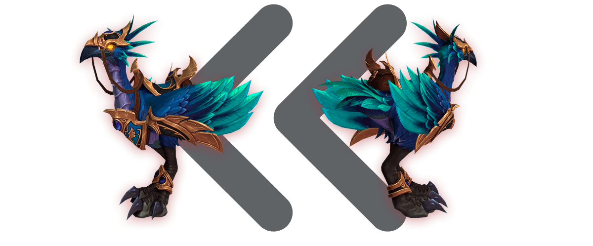 WoW Cerulean Hawkstrider Mount Boost
