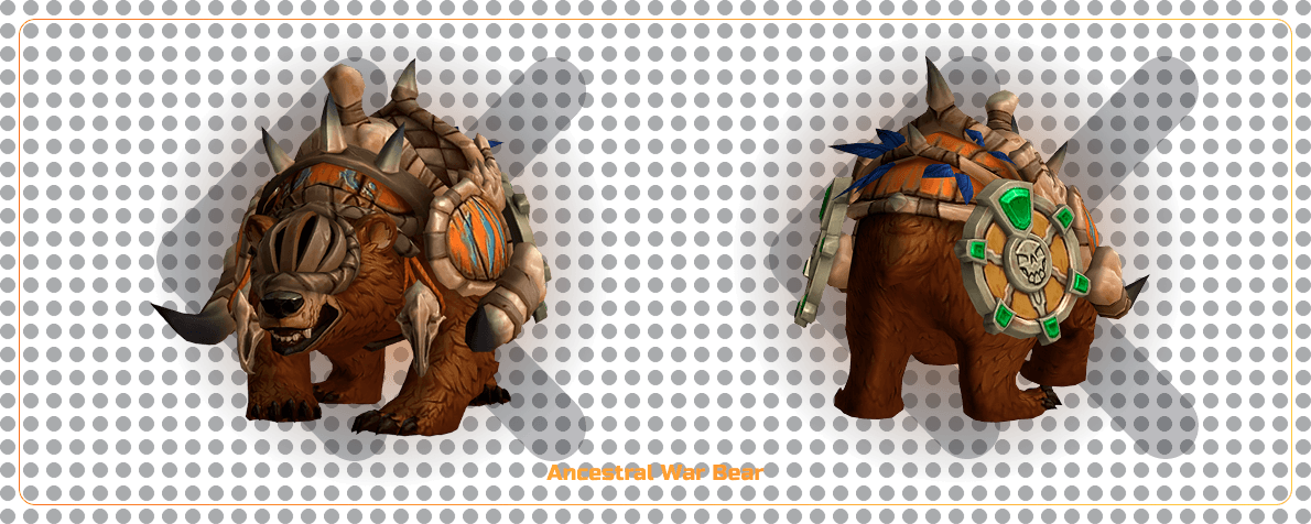 WoW Ancestral War Bear Mount Boost