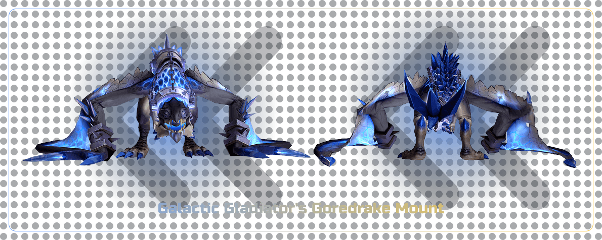 WoW Blutdrache des Galaktischen Gladiators Mount Boost