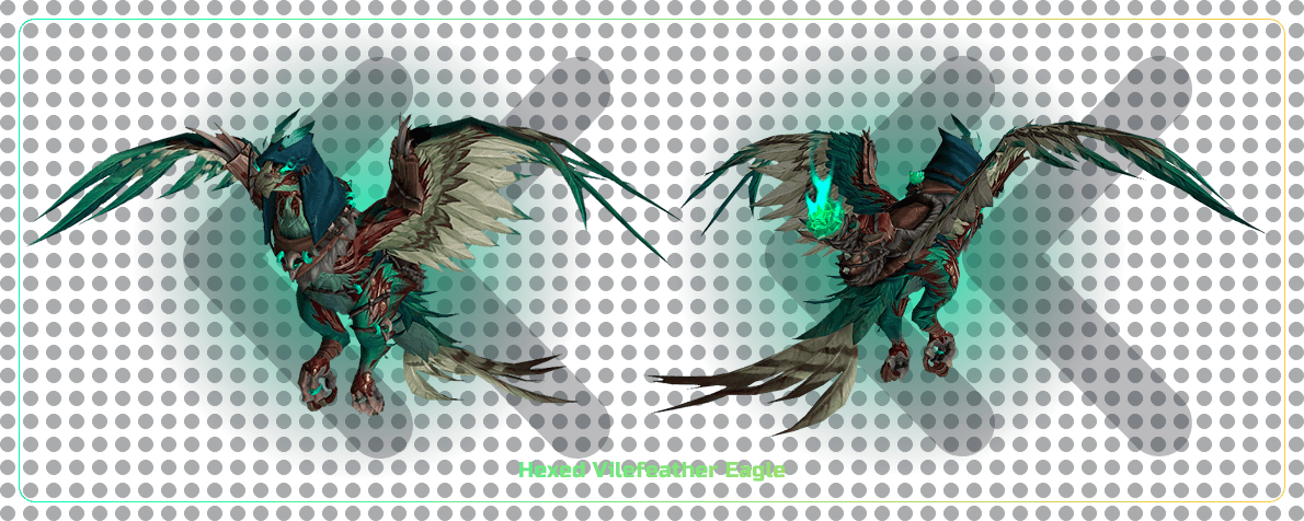 WoW Hexed Vilefeather Eagle Mount Boost