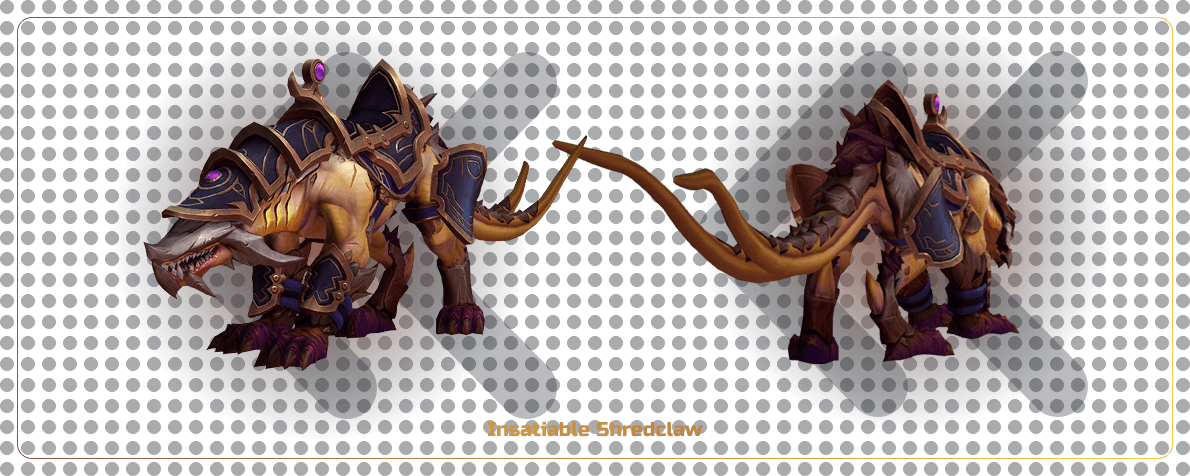 WoW Rênes de Griffentaille Insatiable Mount Boost