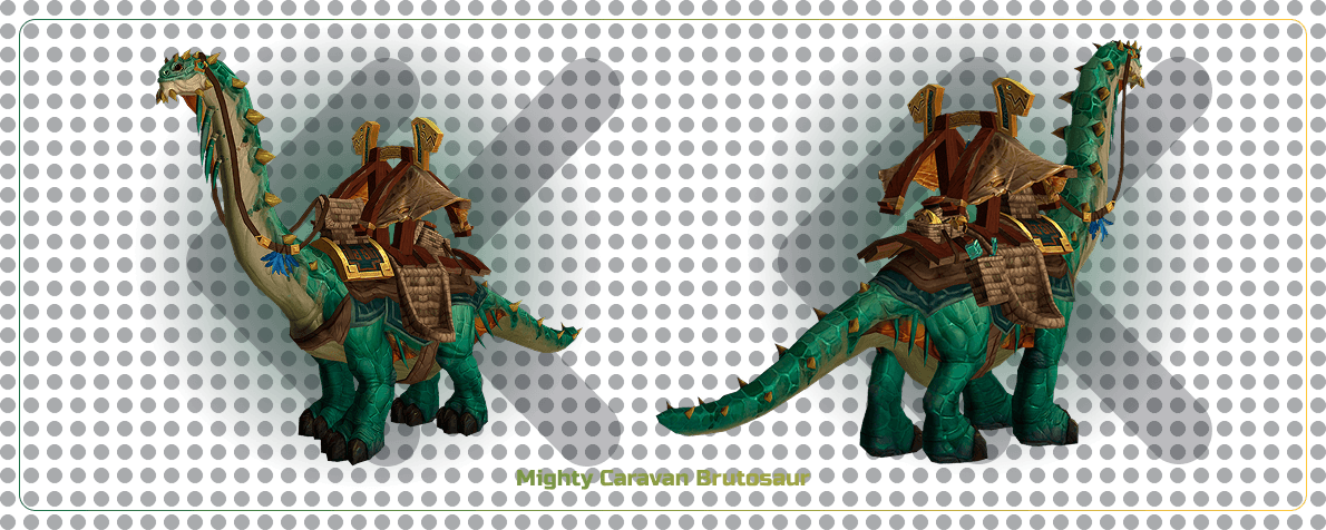 WoW Brutosaure de Caravane Mount Boost