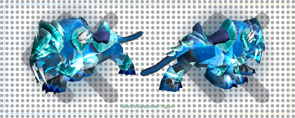 WoW Rênes du Tigre Spectral Rapide Mount Boost