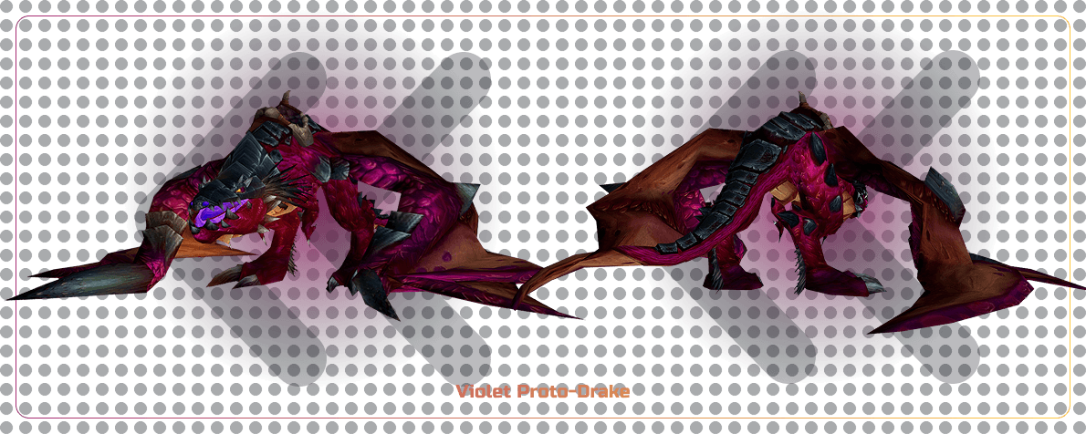 WoW Rênes de Proto-Drake Pourpre Mount Boost