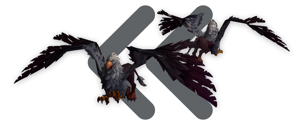 WoW Rênes de Griffon Noir Vorace Mount Boost